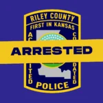 Police lights near a Manhattan, Kansas street after repeated silent 911 calls