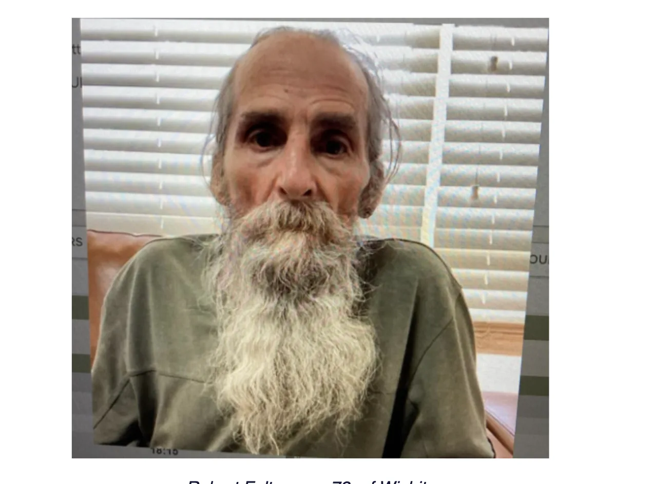 Kansas Silver Alert notice for missing Wichita man Robert Falterman